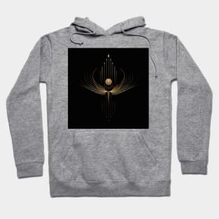 Minimalistic Geometric Illustration Hoodie